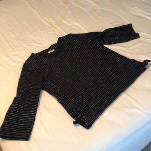 Navy Madewell sweater, 100% Cotton.